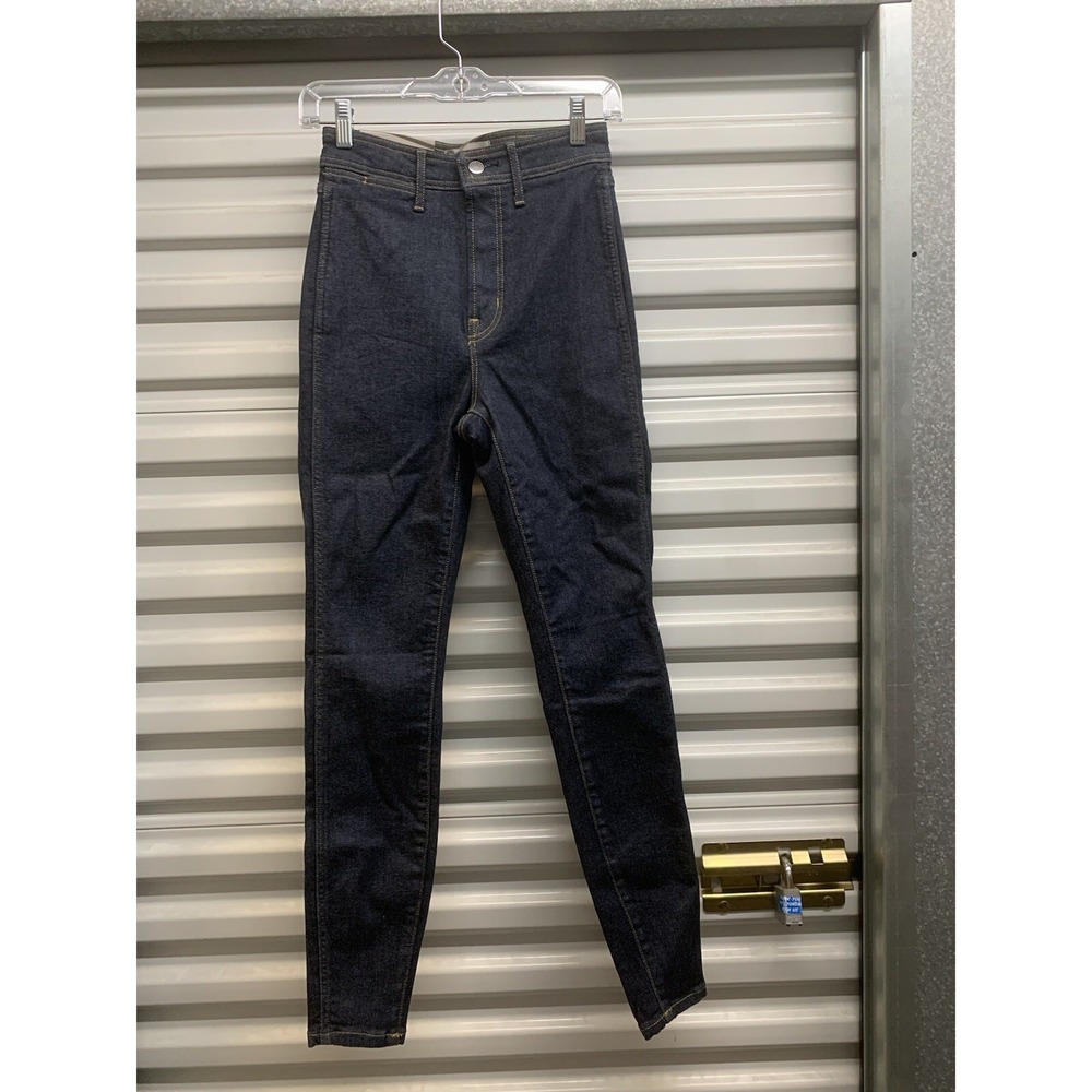 NWT Everlane The Way High Skinny Jeans Size 26x29 Blue Slim High Stretch